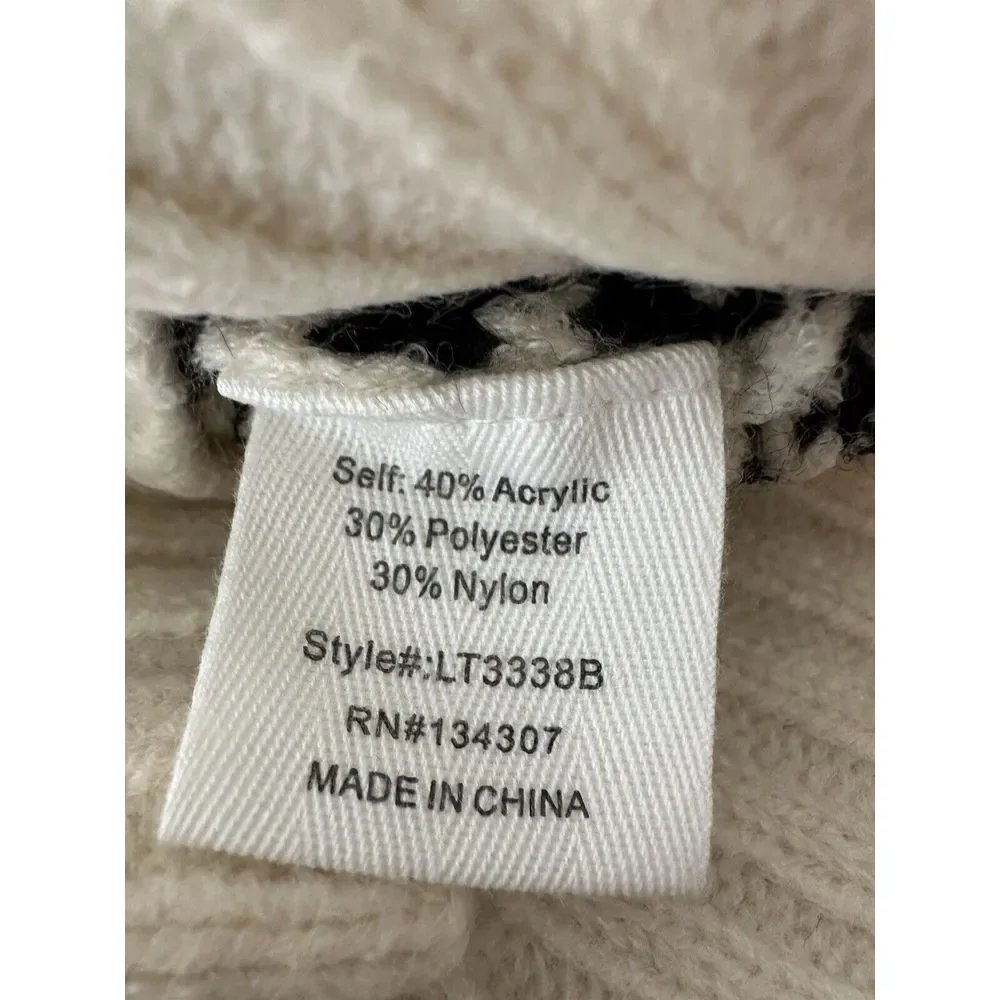 NWT REVOLVE LINE & DOT ‎ Sweater Women's Small Ivory Oversized NWT